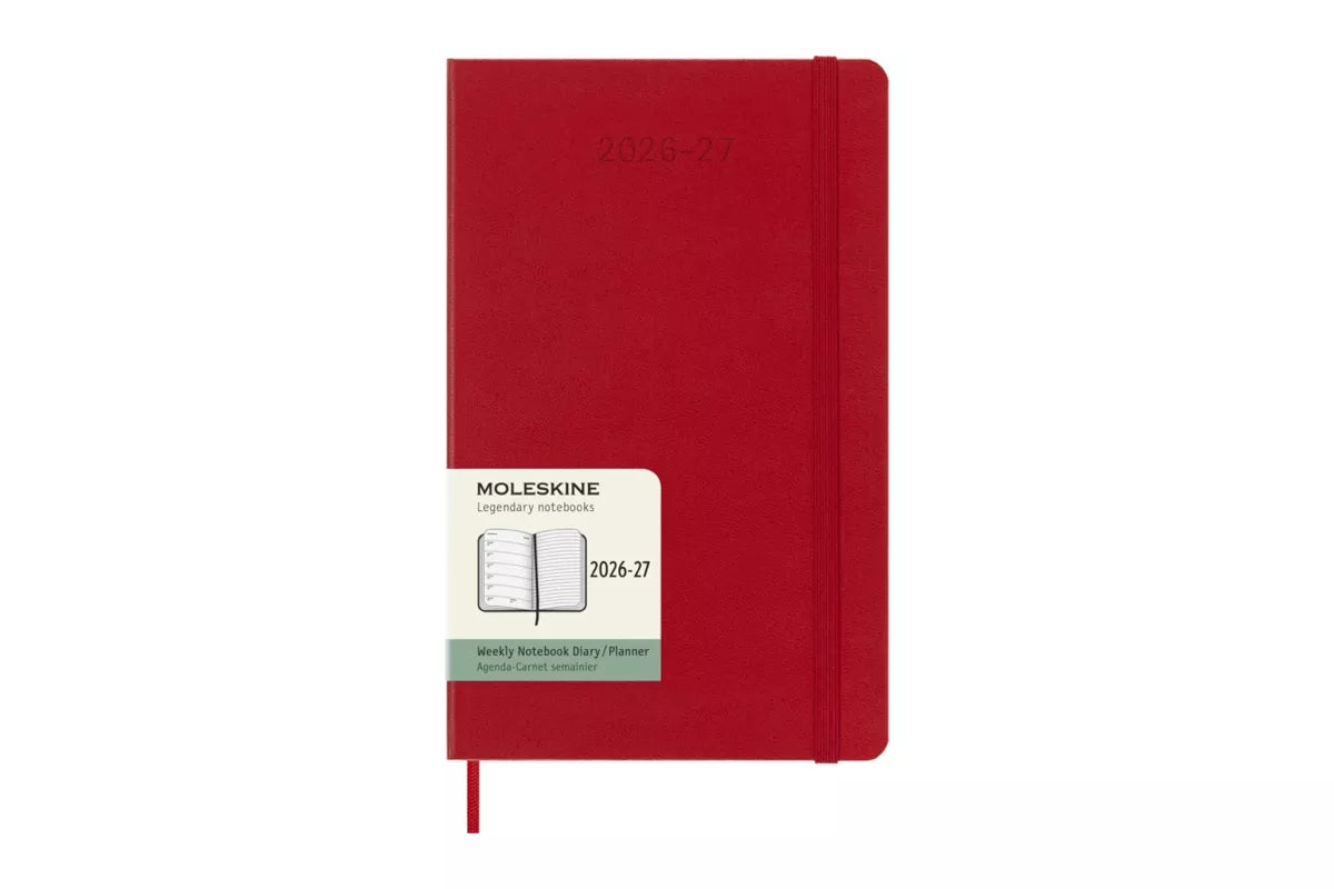 Moleskine 18 Monaten-Planer 2026-27 Hardcover Large Woche + Notizen