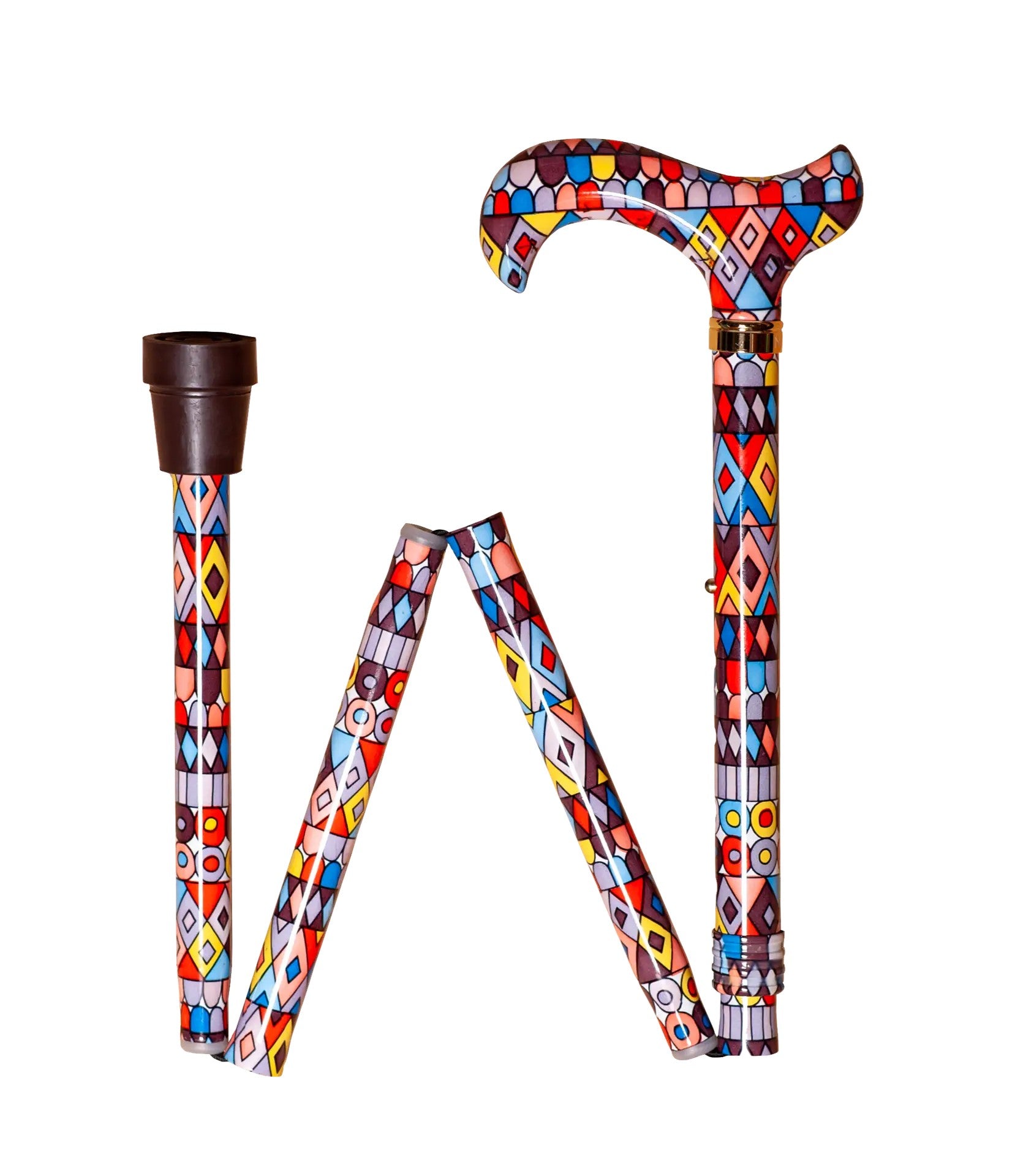 Walking Stick, Foldable and Adjustable