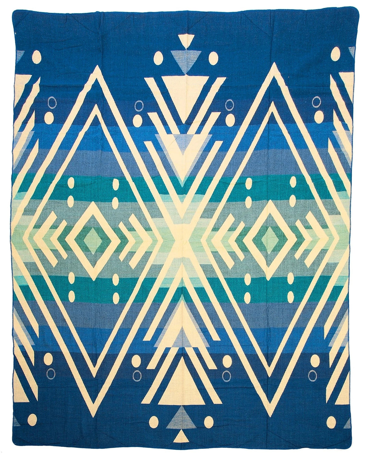 Alpaka Native Decke Imbabura Blau