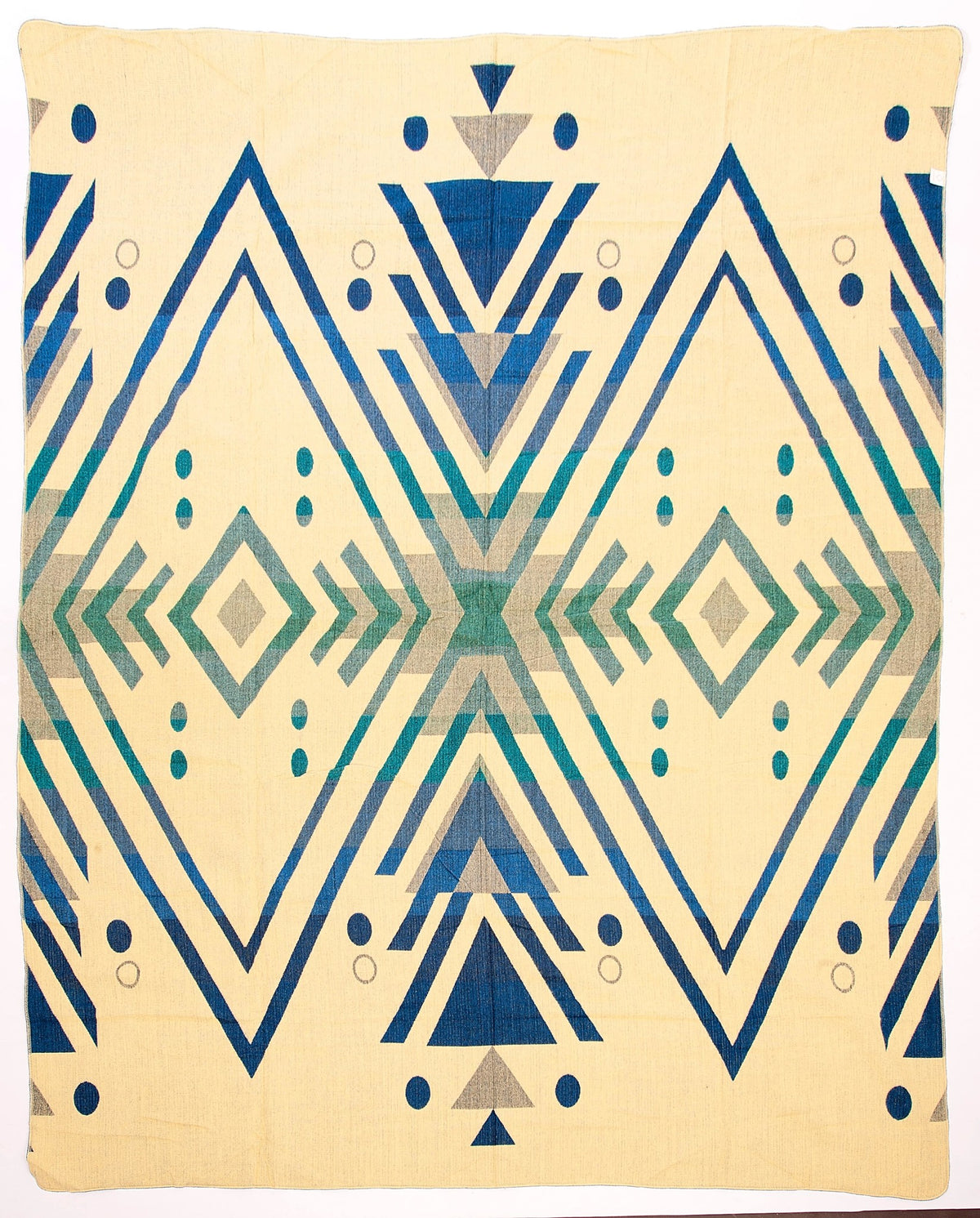 Alpaka Native Decke Imbabura Blau