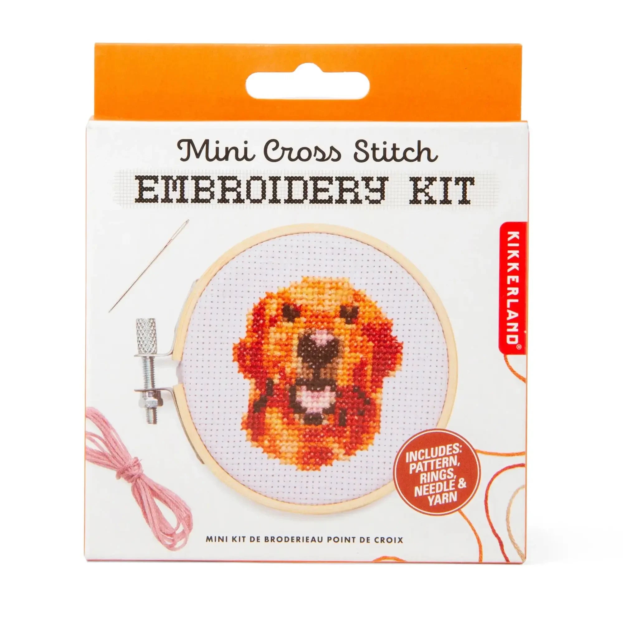 Mini-Kreuzstich-Stickset – Hund