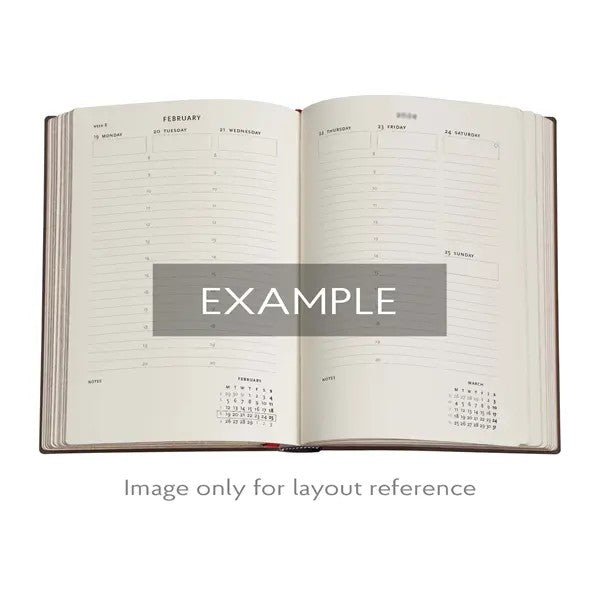 Paperblanks 2026 Agenda Grande Hardcover Blue Luxe 