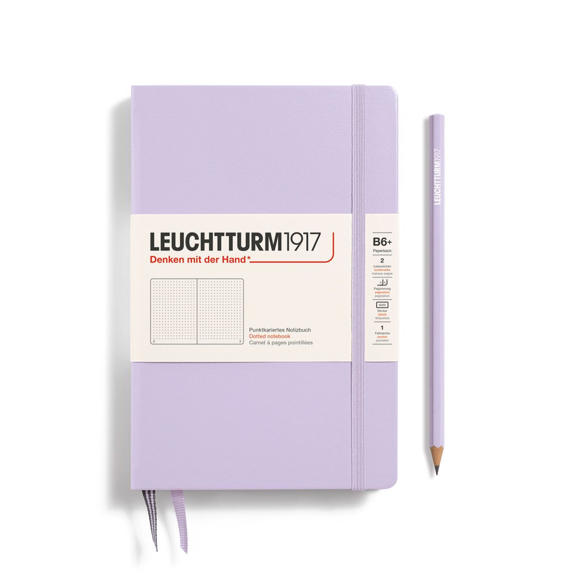 Leuchtturm Notizbuch Hardcover Paperback (B6 +) Dotted