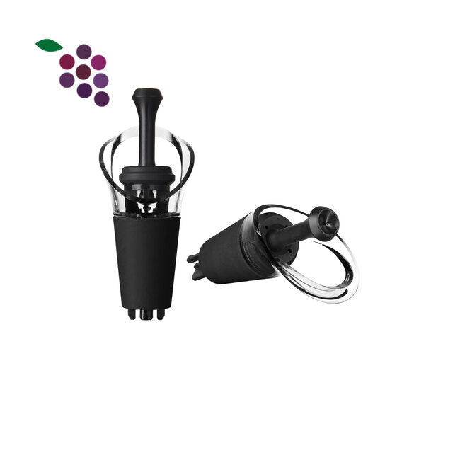 Wein- oder Wasserflasche mit Eichenstopfen