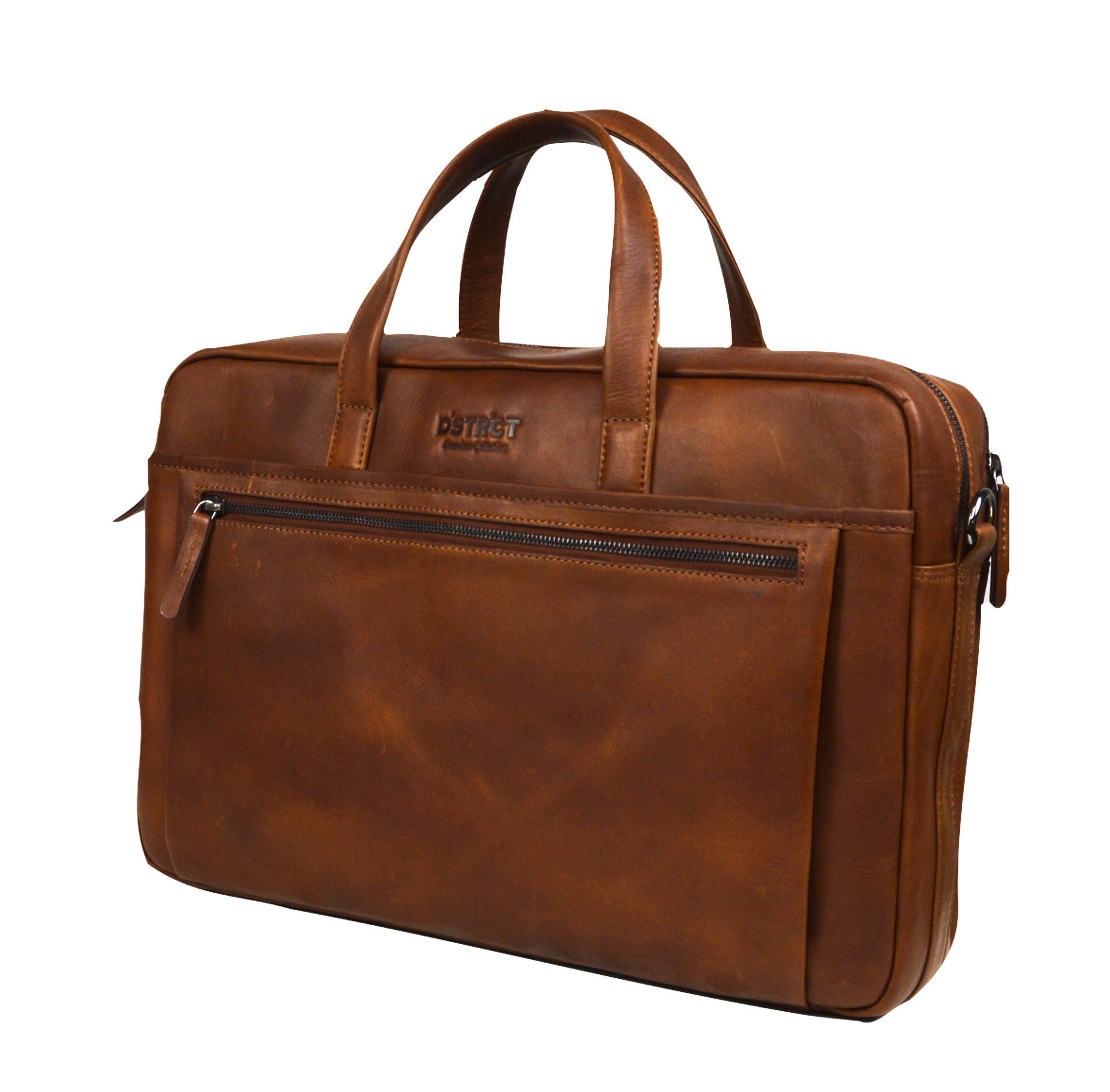 DSTRCT Business Leather Bag Premium 15.6"
