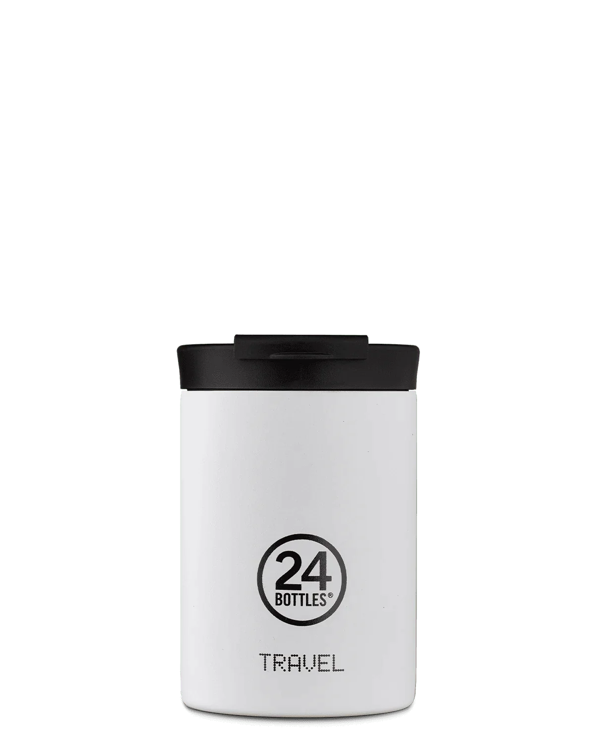 24 Bottles Travel Mug 350ml Brushed Steel