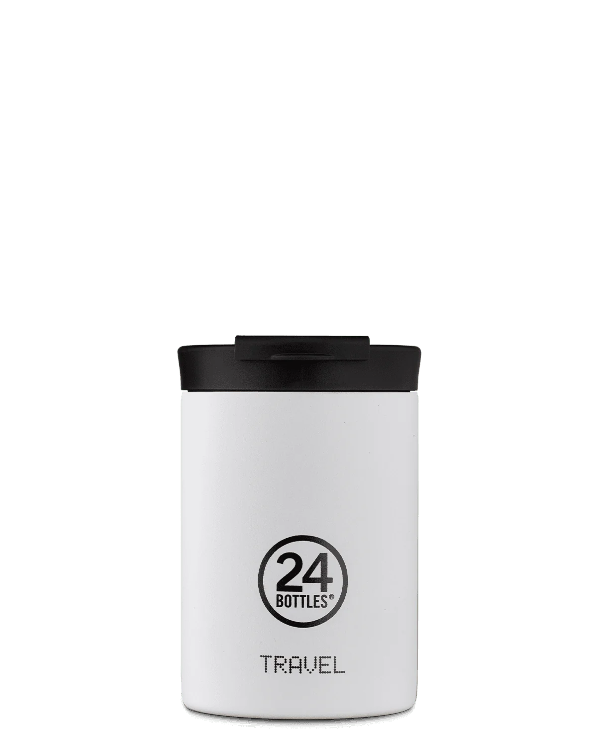 24 Bottles Travel Mug 350ml Stone Ice White