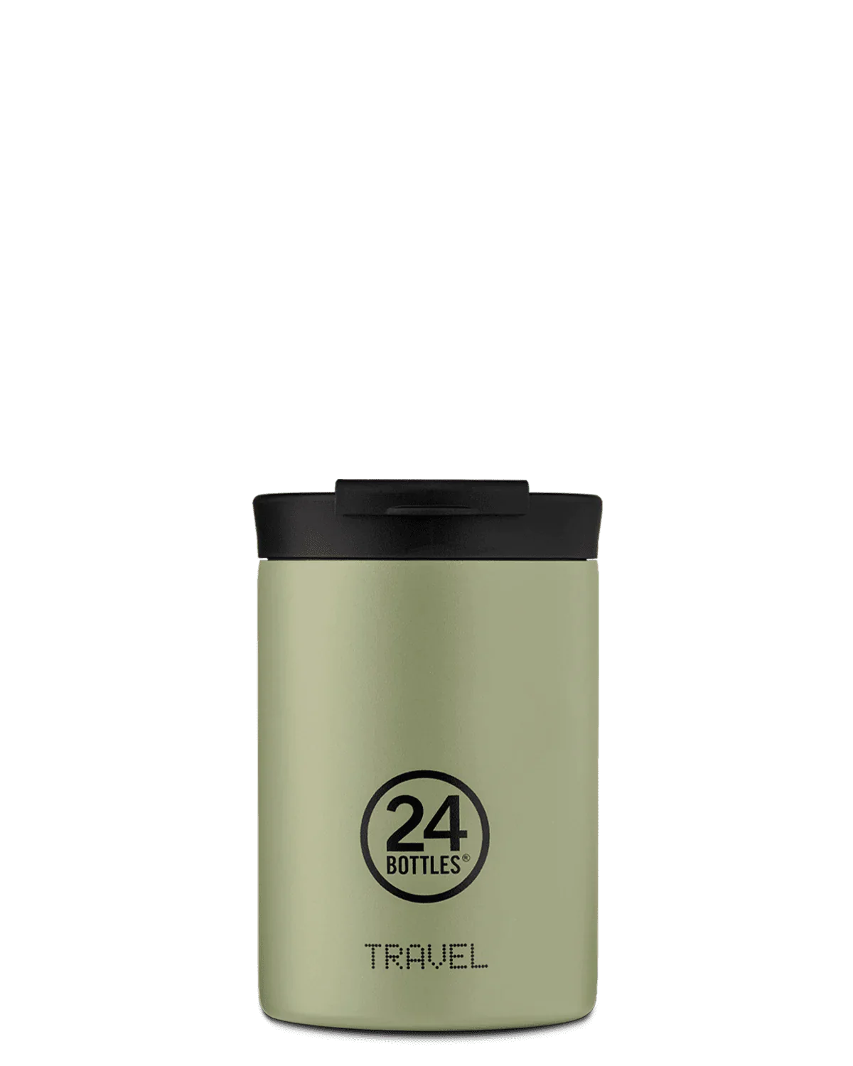 24 Bottles Travel Mug 350ml Brushed Steel