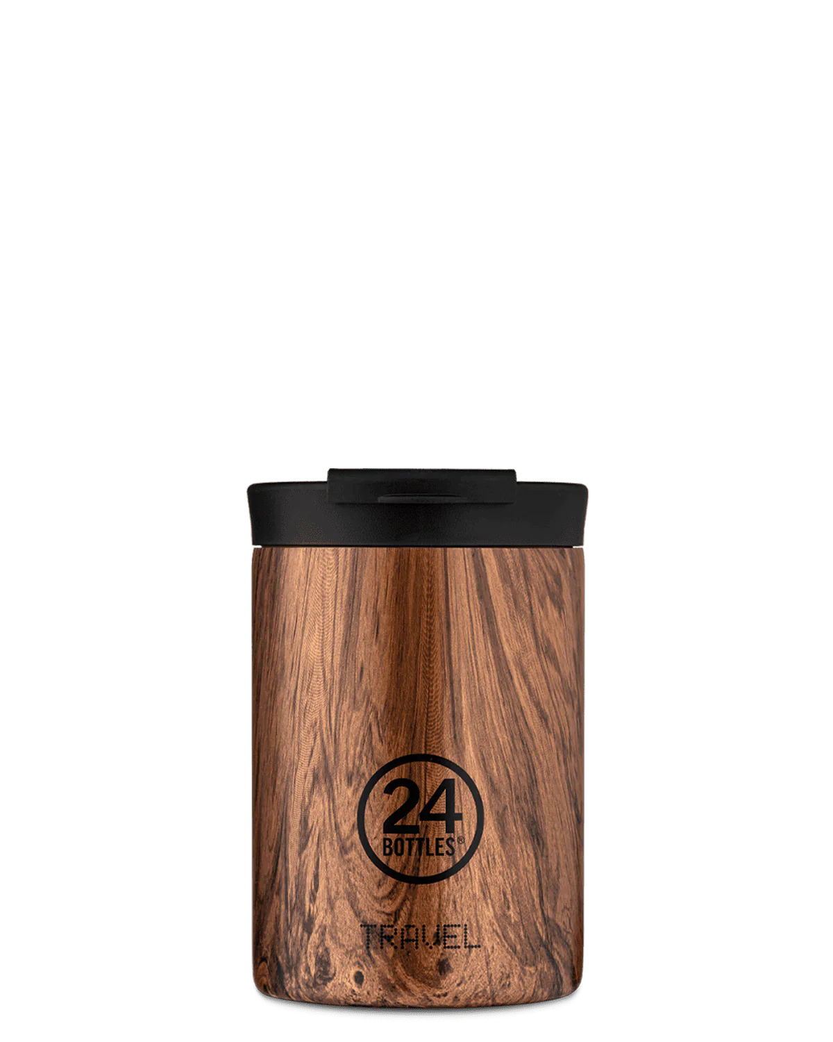 24 Bottles Travel Mug 350ml Sequoia Wood