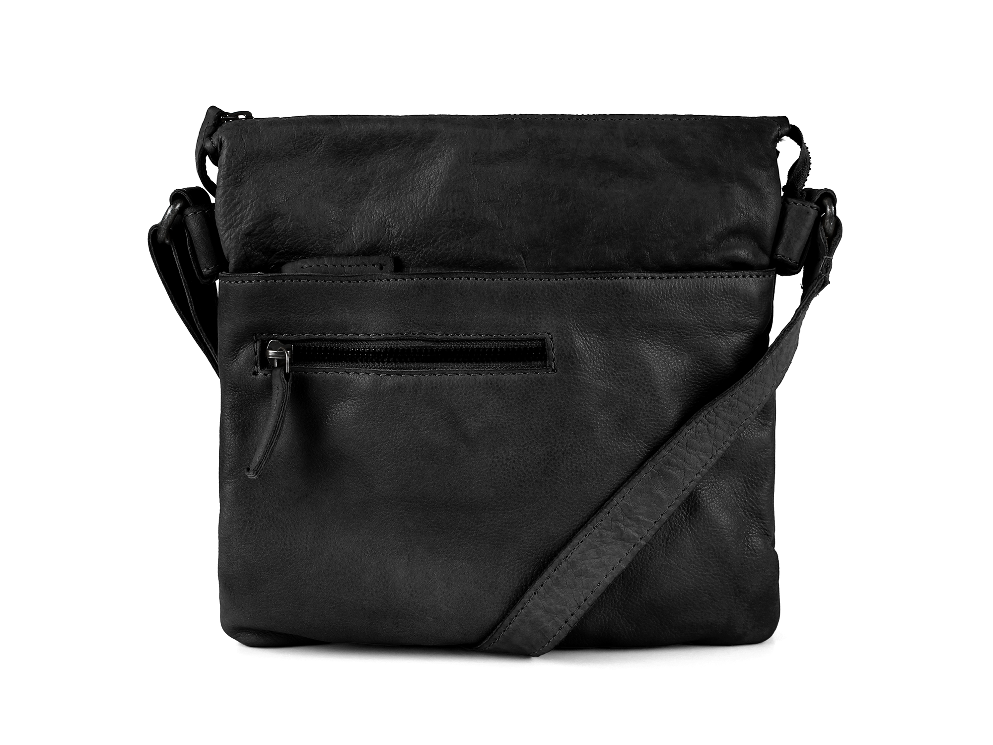 DSTRCT Leather Bag Harrington Road Square Crossover Black