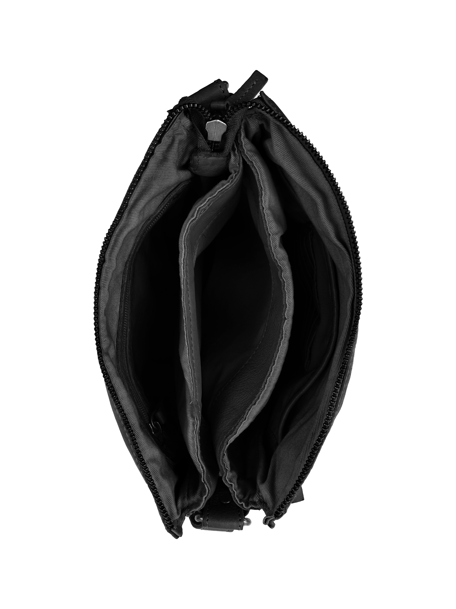 DSTRCT Leather Bag Harrington Road Square Crossover Black