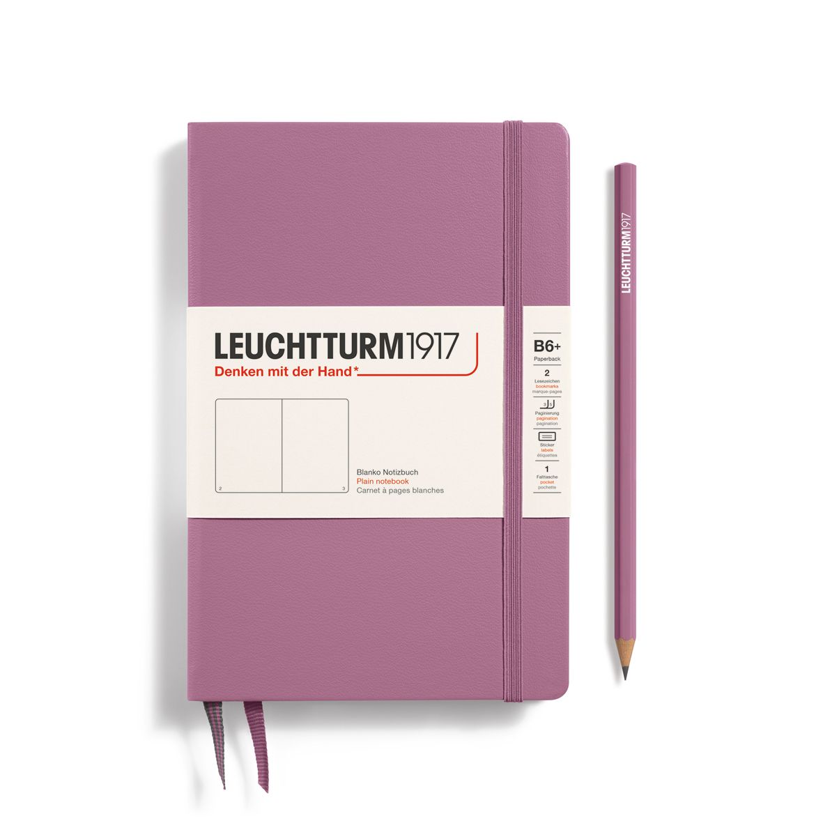 Leuchtturm Notizbuch Hardcover Paperback (B6+) Blanko