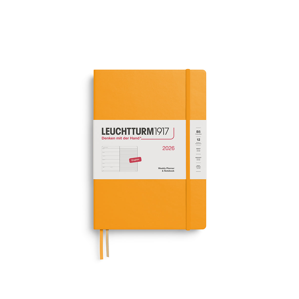 Leuchtturm 2026 Agenda Hardcover Composition B5 Week + Notities