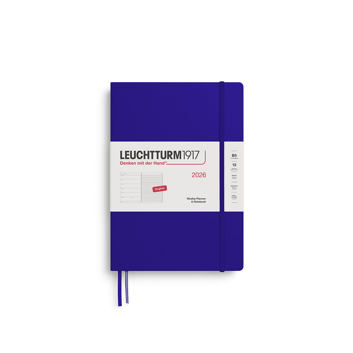 Leuchtturm 2026 Agenda Hardcover Composition B5 Week + Notities