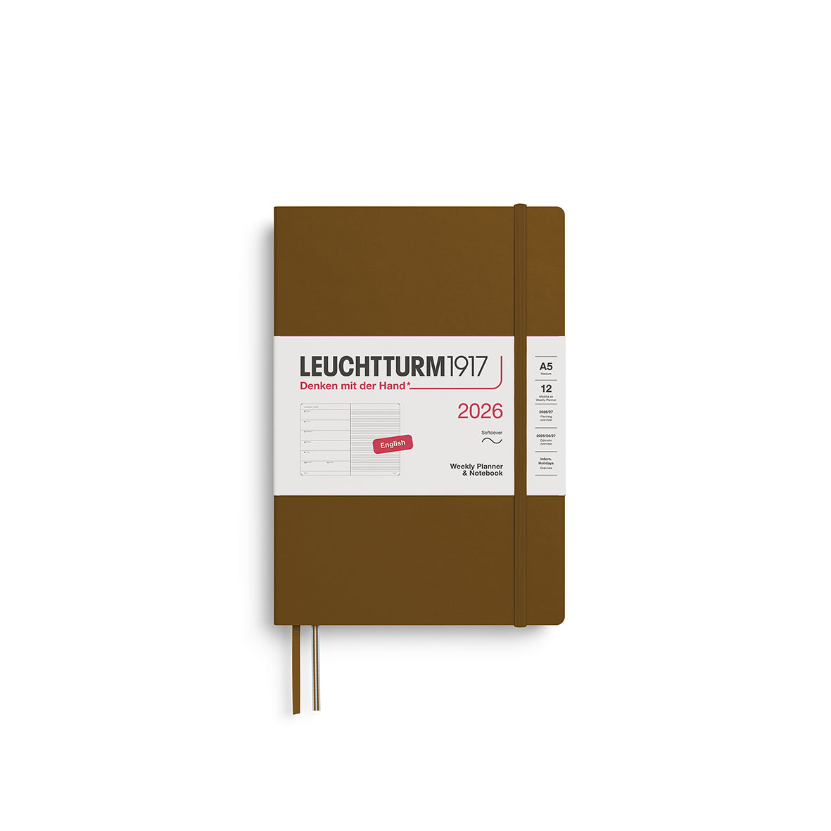 Leuchtturm 2026 Agenda Softcover Medium A5 Week + Notities