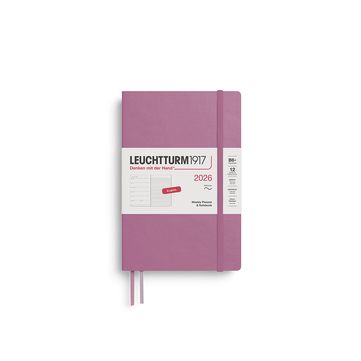 Leuchtturm 2026 Diary Paperback softcover Weekly + Notes