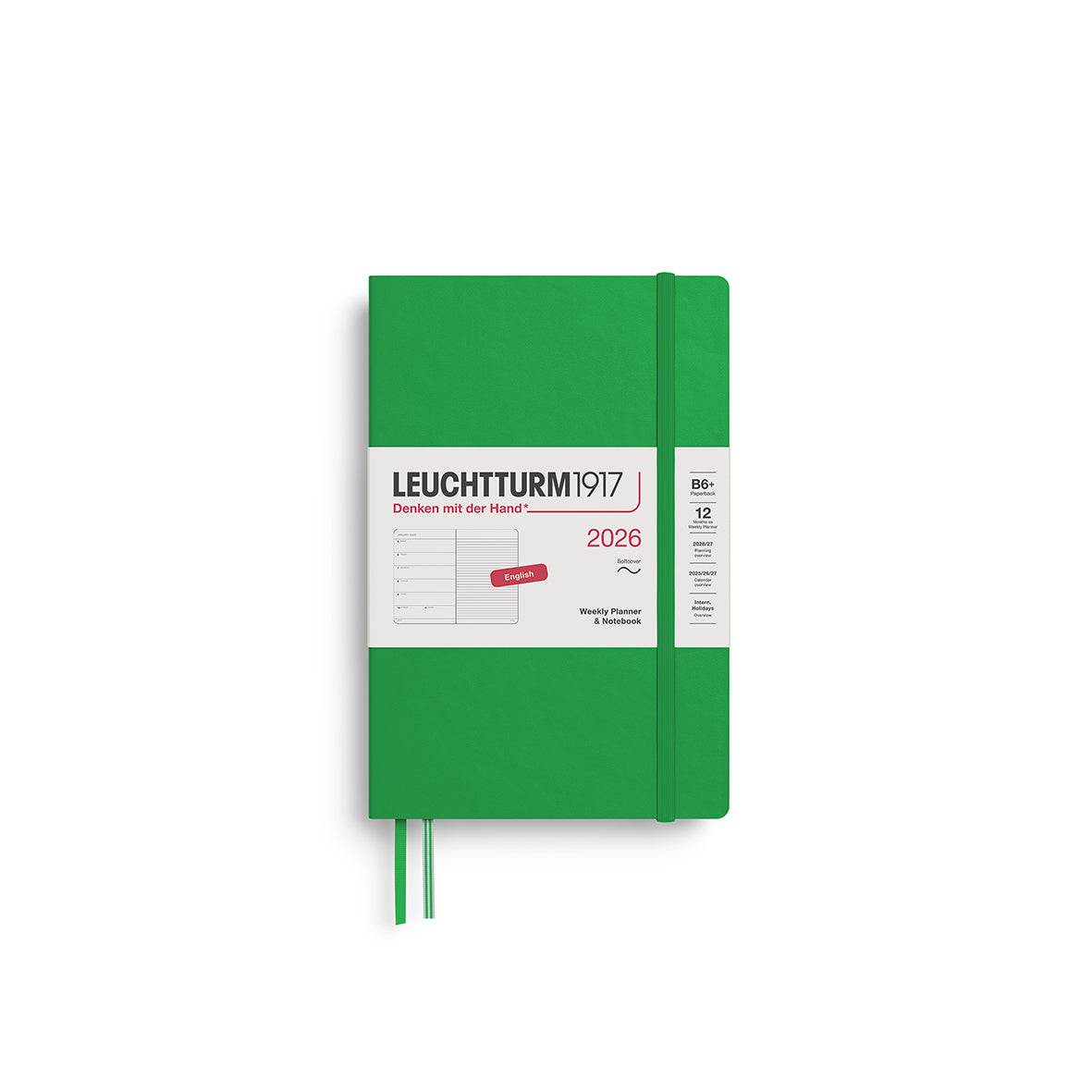 Leuchtturm 2026 Diary Paperback softcover Weekly + Notes