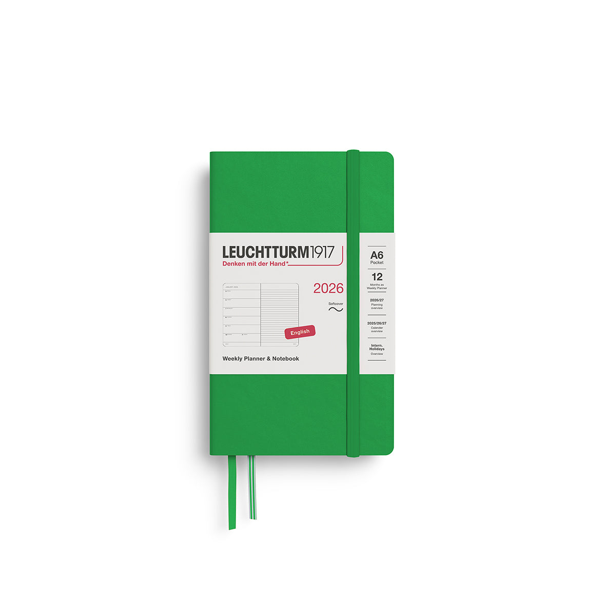 Leuchtturm 2026 Agenda Softcover Pocket Week + Notities