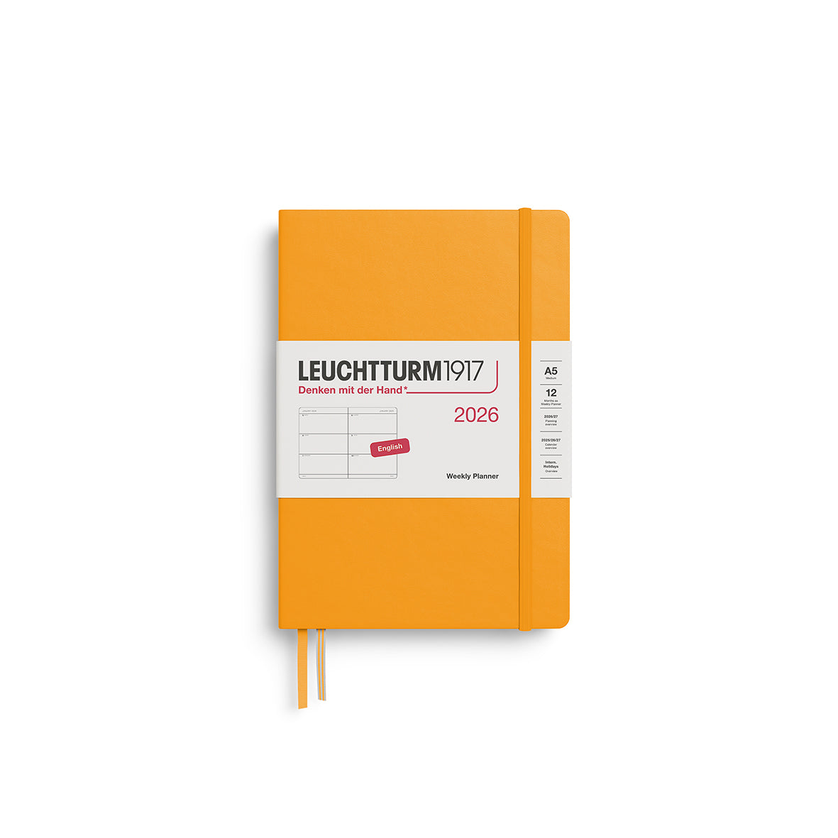 Leuchtturm 2026 Agenda Hardcover Medium Week
