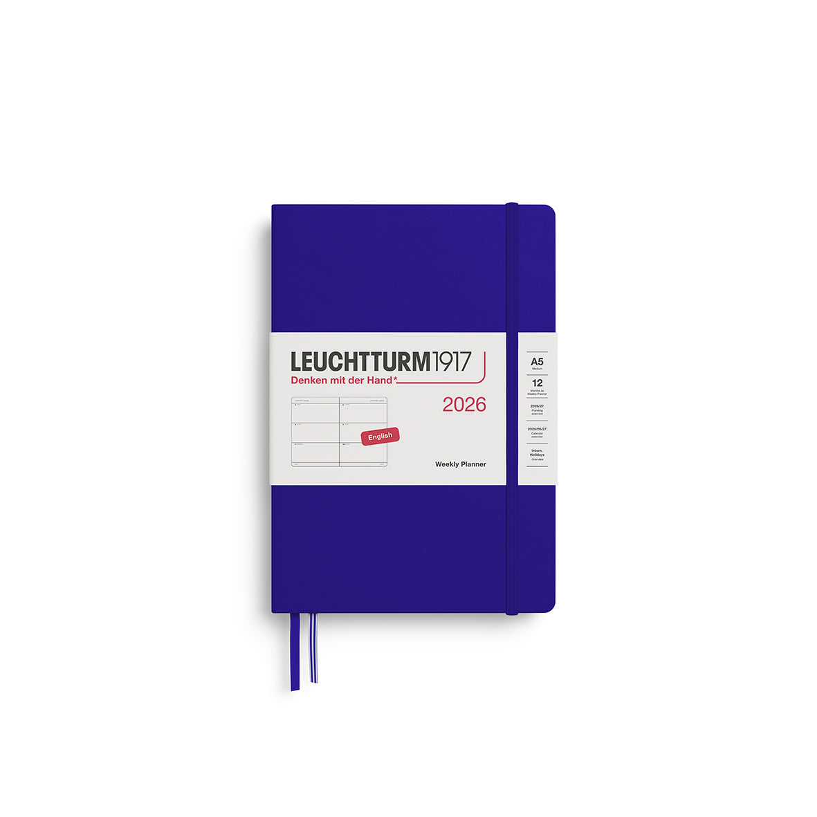 Leuchtturm 2026 Agenda Hardcover Medium Week