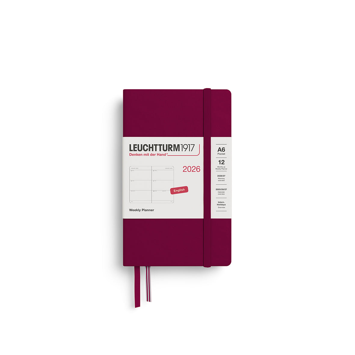 Leuchtturm 2026 Planner (A6) Softcover Week
