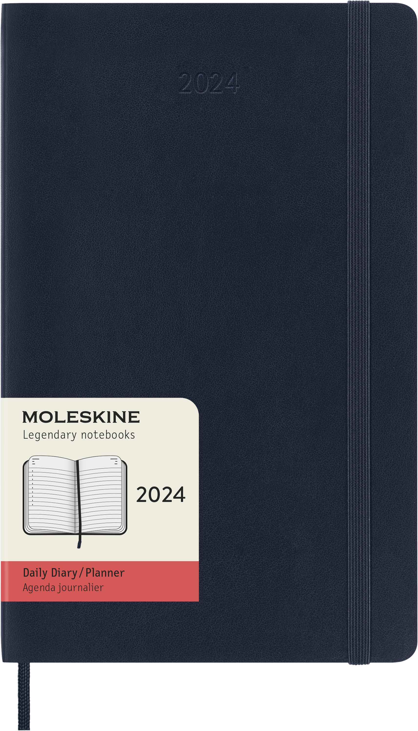 Moleskine 2024 agenda softcover large dag per pagina