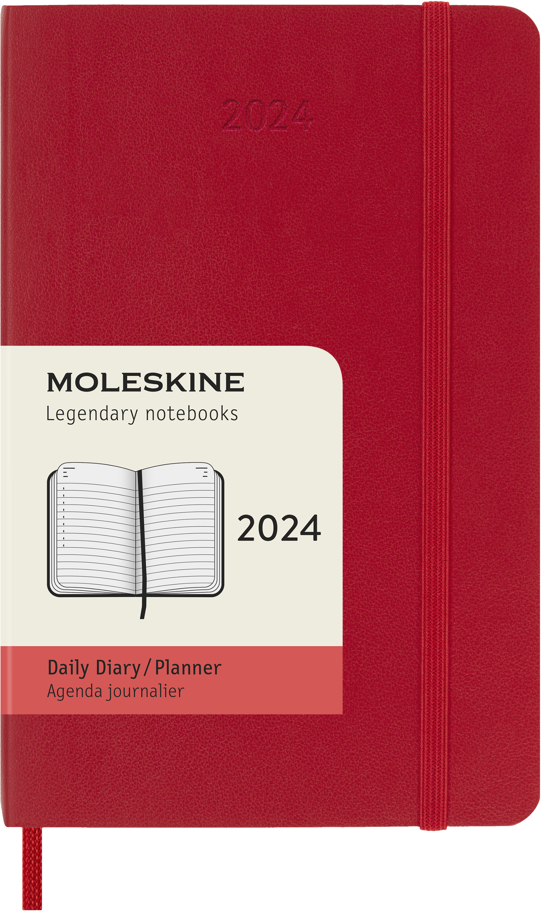 Moleskine 2024 diary softcover pocket day