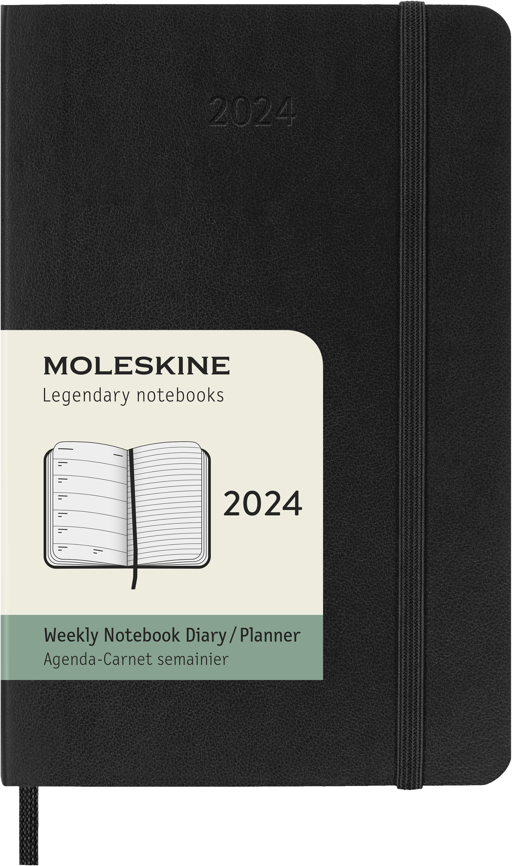 Moleskine 2024 dagboek softcover zakweek