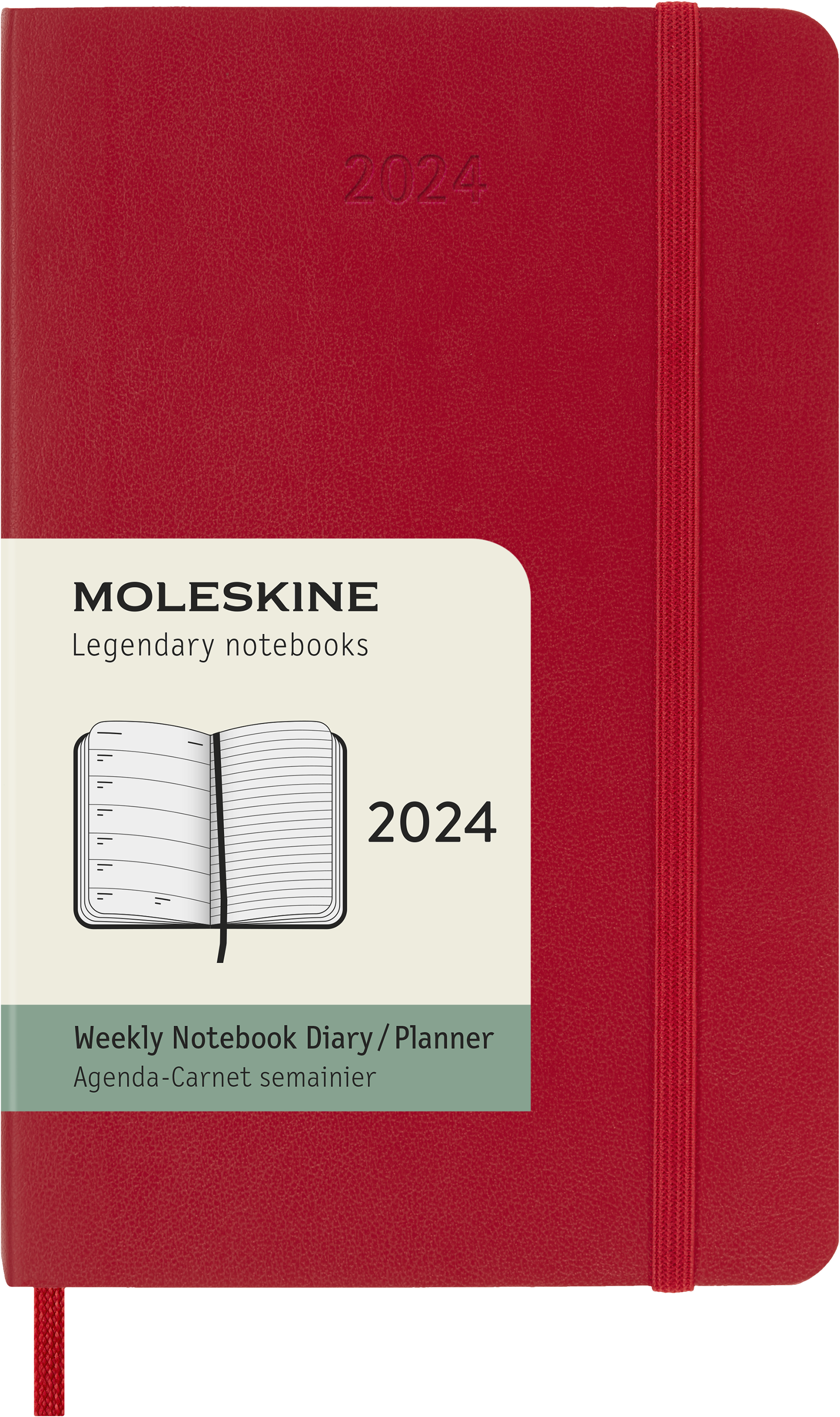Moleskine 2024 dagboek softcover zakweek