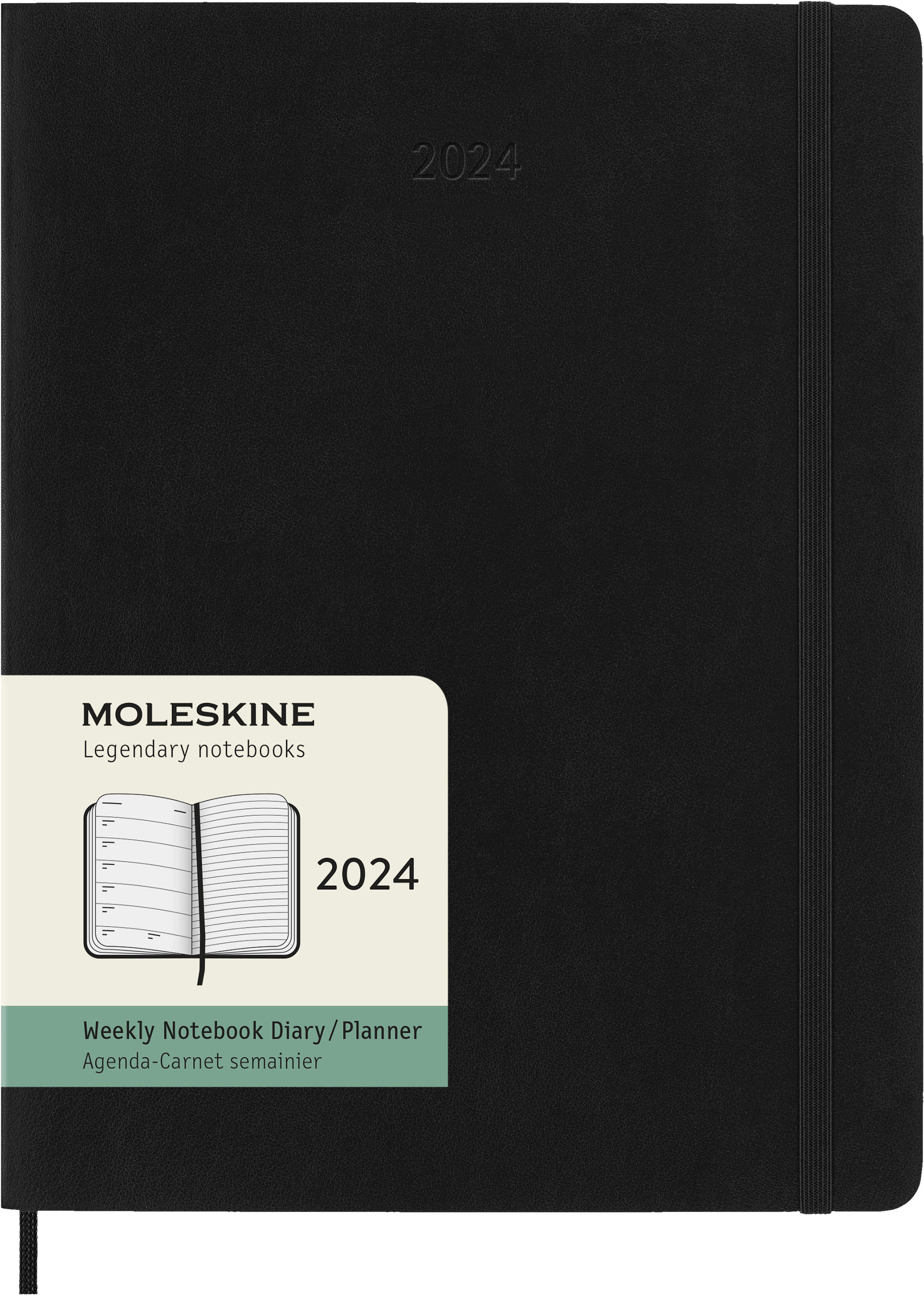 Moleskine 2024 agenda softcover x-large week