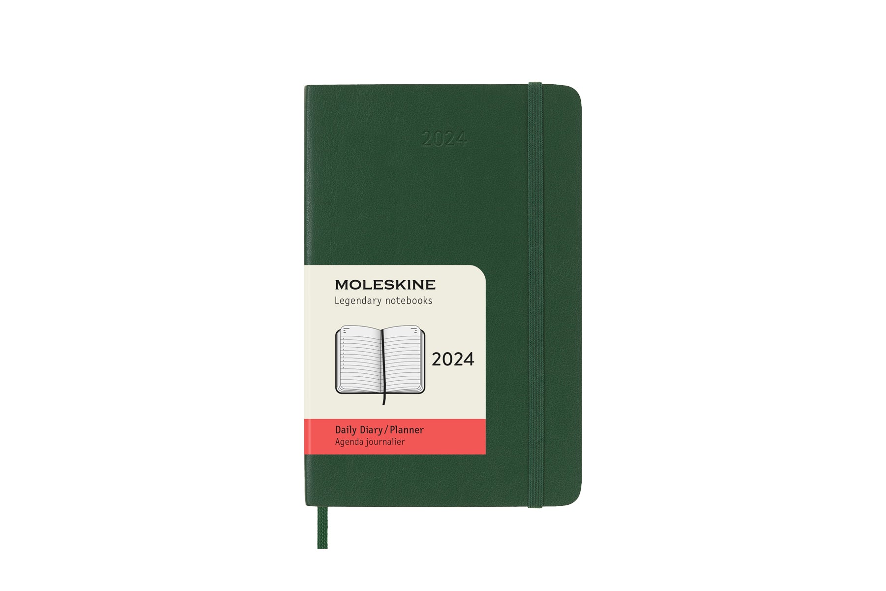Moleskine 2024 dagboek softcover zakdag
