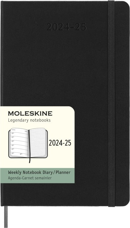 Moleskine 18 month diary hardcover large 2024-2025