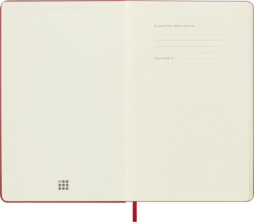 Moleskine 18 month diary hardcover large 2024-2025