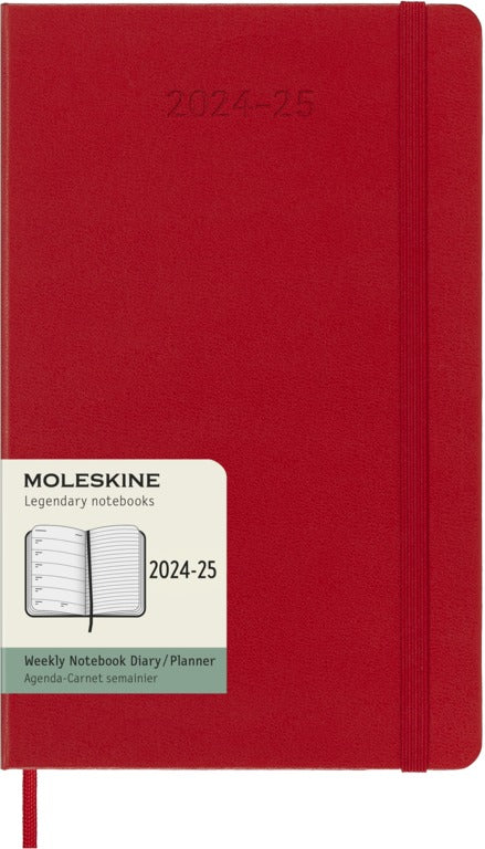 Moleskine 18 maanden agenda hardcover large 2024-2025