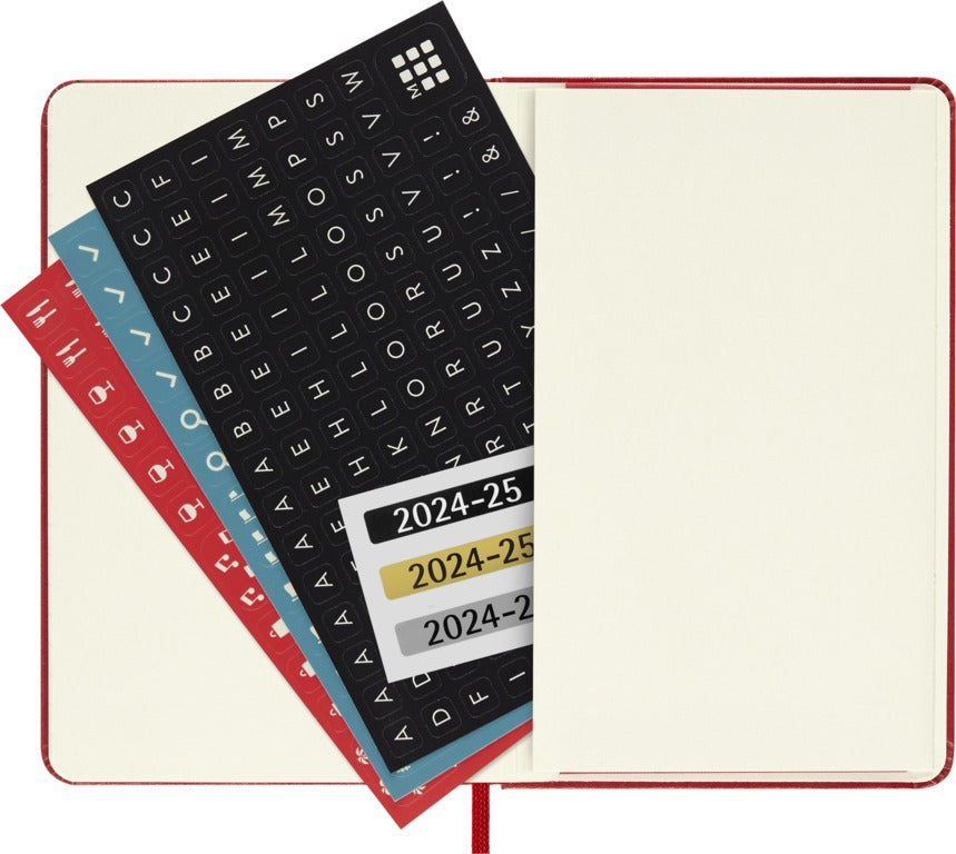 Moleskine 18-Monats-Kalender Hardcover Pocket 2024-2025