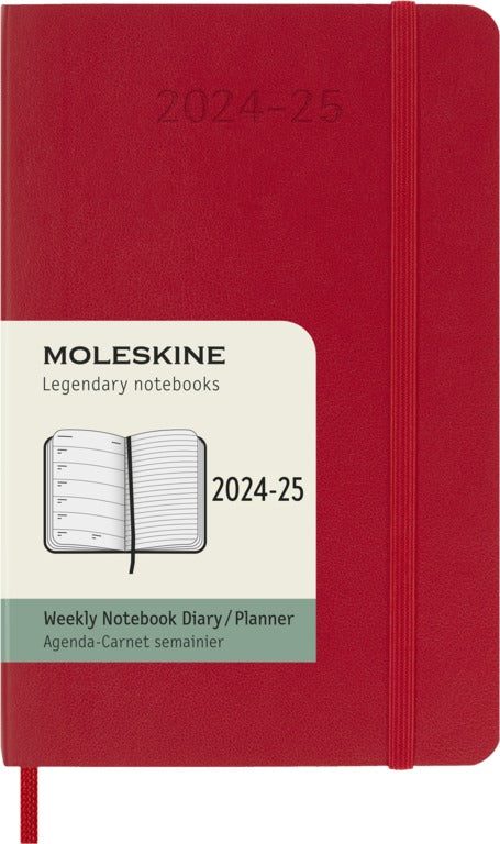Moleskine 18-Monats-Kalender Softcover Pocket 2024-2025