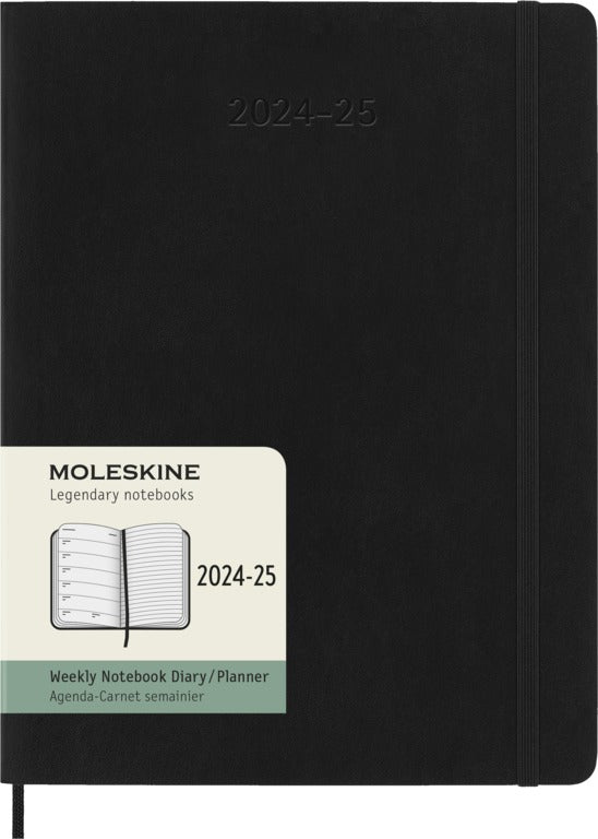 Moleskine 18 month diary softcover x-large 2024-2025