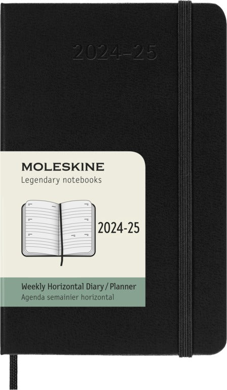 Moleskine 18-Monats-Kalender Hardcover Pocket 2024-2025
