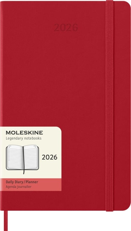 Moleskine 2026 Agenda Hardcover Large Dag