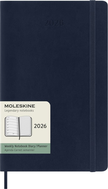 Moleskine 2026 Agenda Softcover Large Week + Notities