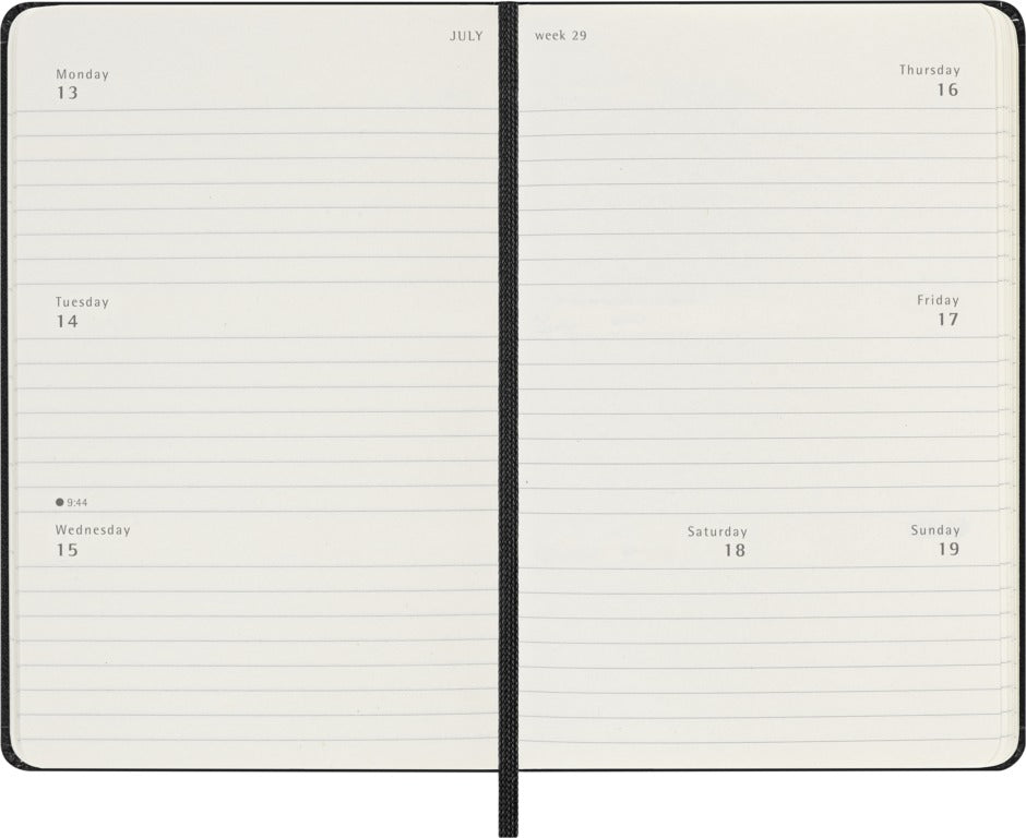 Moleskine 2026 Agenda Hardcover Pocket Week op 2 Pagina's