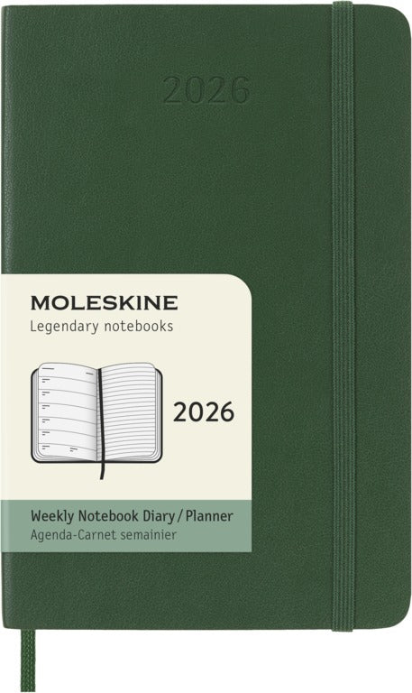 Moleskine 2026 Agenda softcover pocket Week + Notities