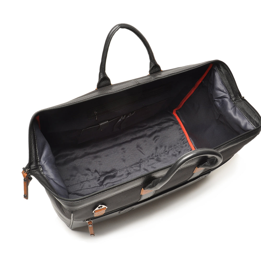 Berba Leather Weekender Black