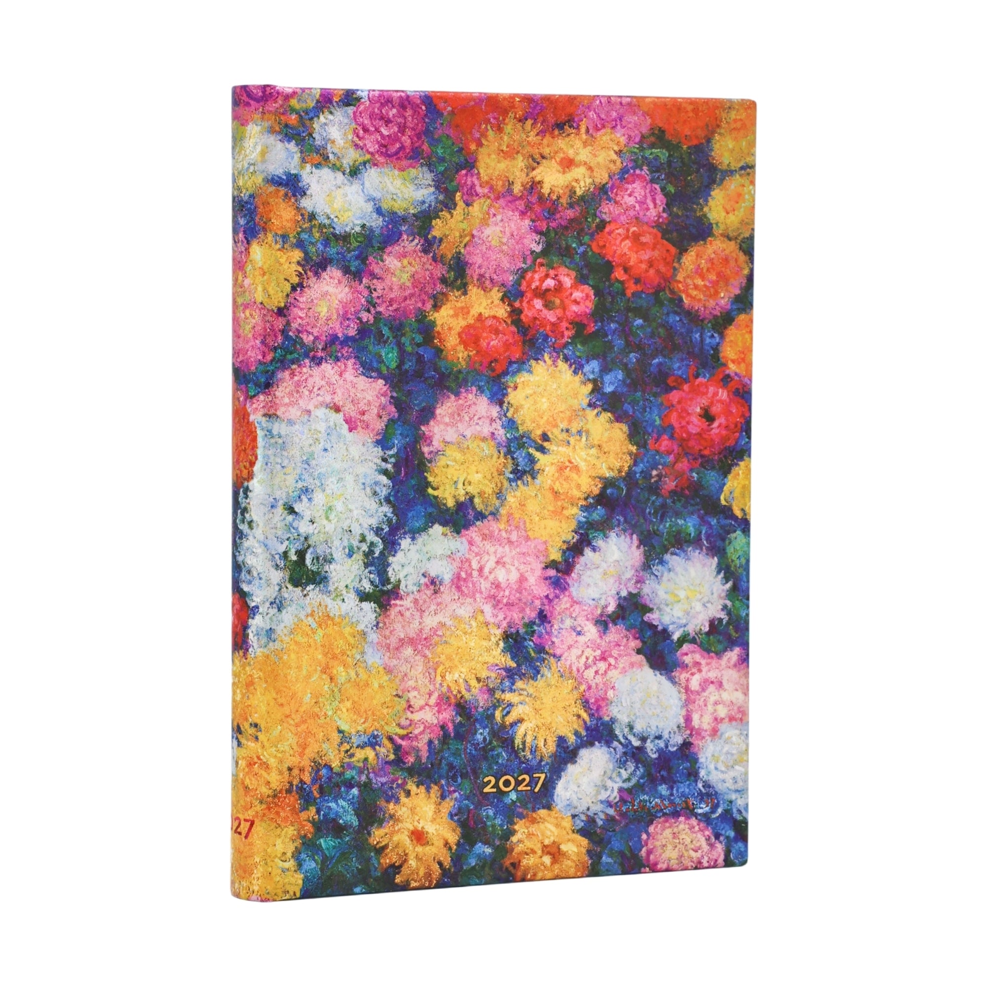 Paperblanks 2027 Diary Maxi Hardcover Monet's Chrysanthemums