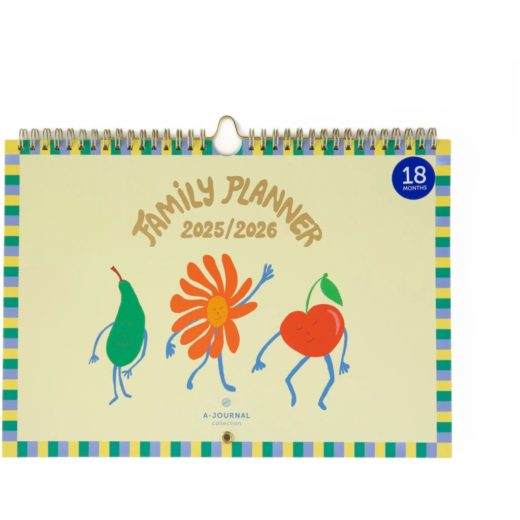A-Journal 18 Maanden Familieplanner 2025-2026