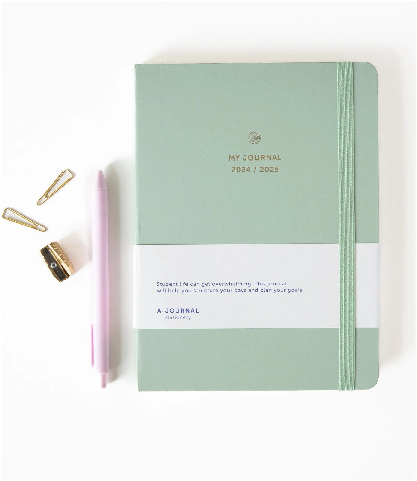 A-Journal 2024/2025 College Diary A5 Mint Green