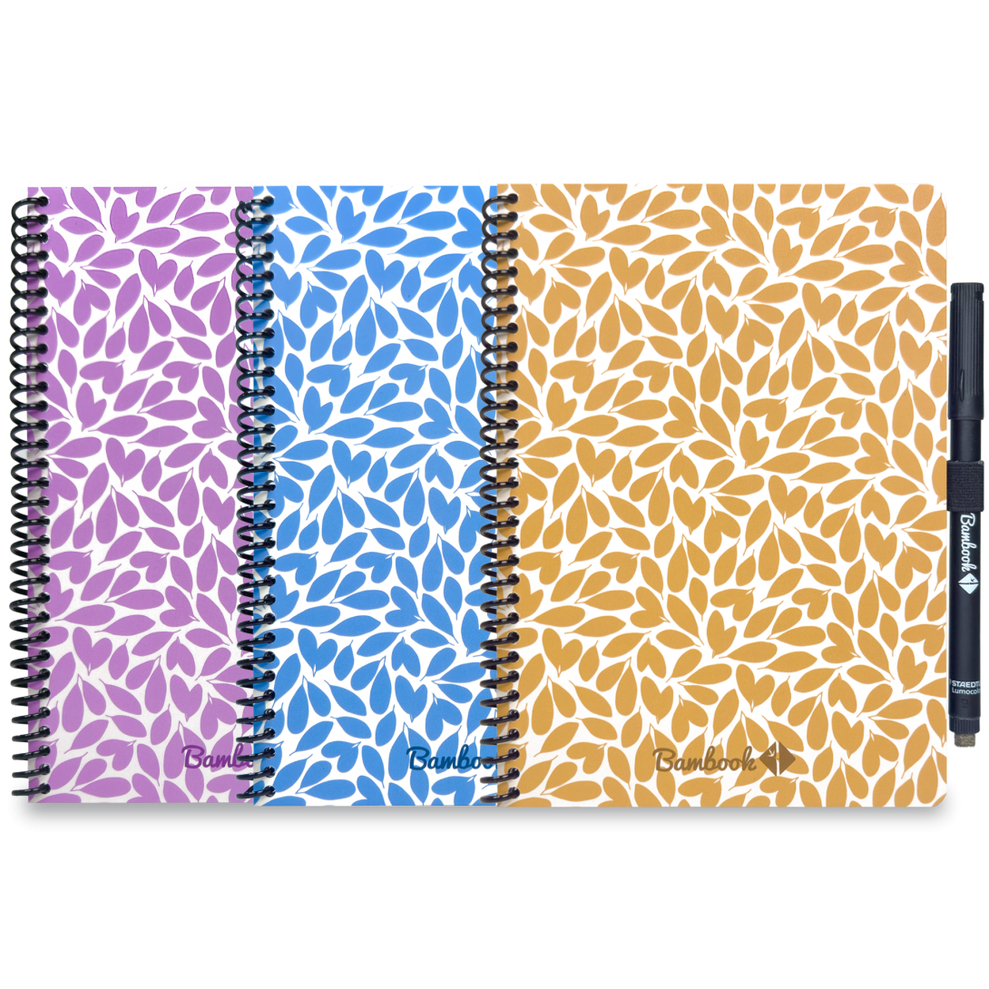Bambook Soft Cover Erasable Notebook A5 colorful