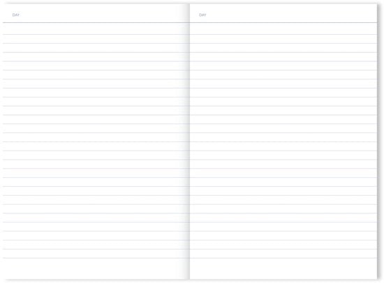 Notizbuch mit Vorhängeschloss, gestreift