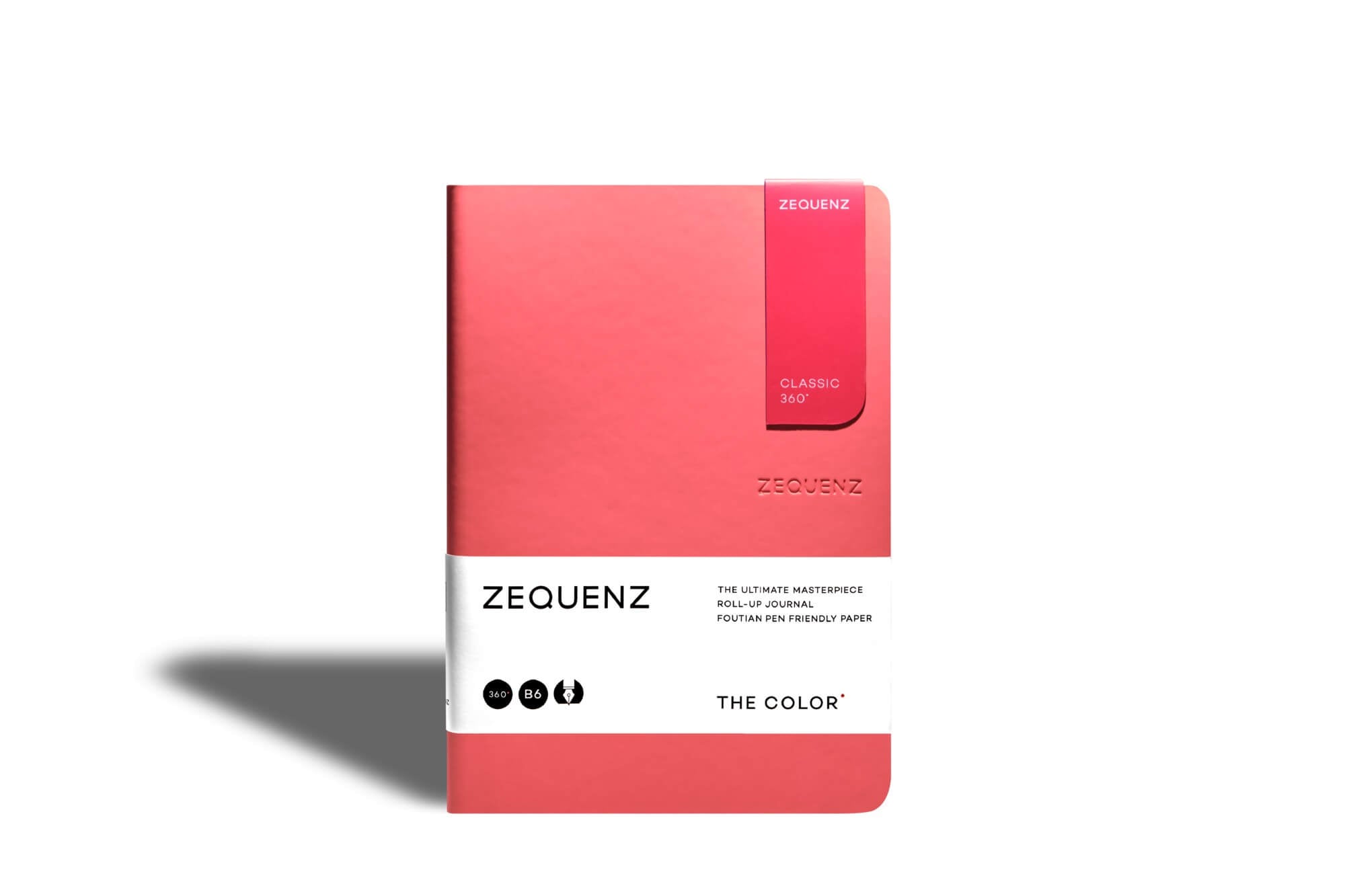 Zequenz 360° Notizbuch B6 Coral Dotted