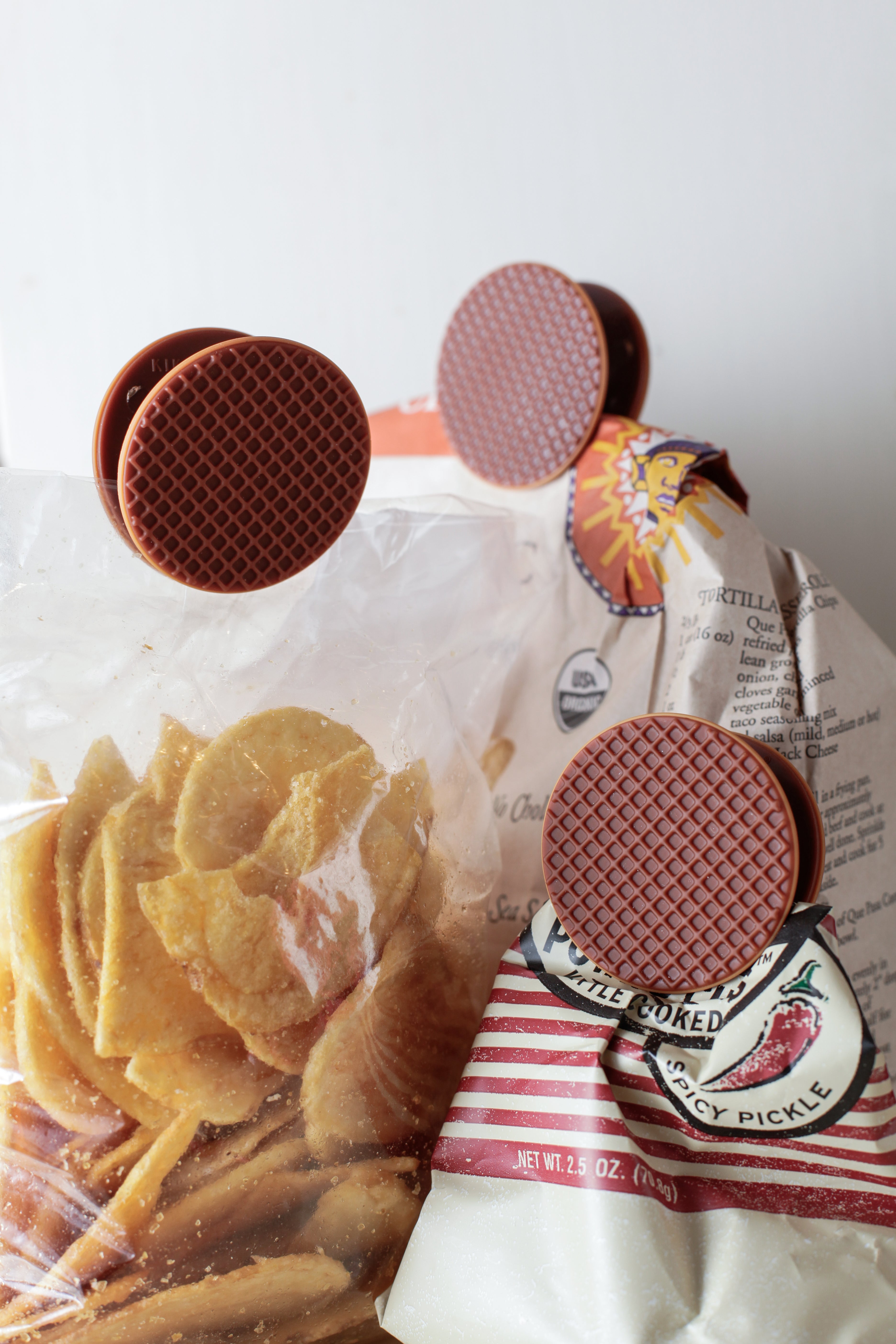 Stroopwafel-Taschenclips im niederländischen Design